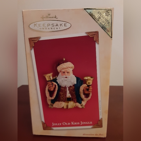 RARE 2004 Hallmark VIP Gift Keepsake Ornament Repaint Jolly Old Kris Jin… - Picture 8 of 12